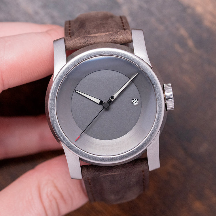 2018 Schofield Signalman Bare Bones Graphite Dial 1 of 1 44mm