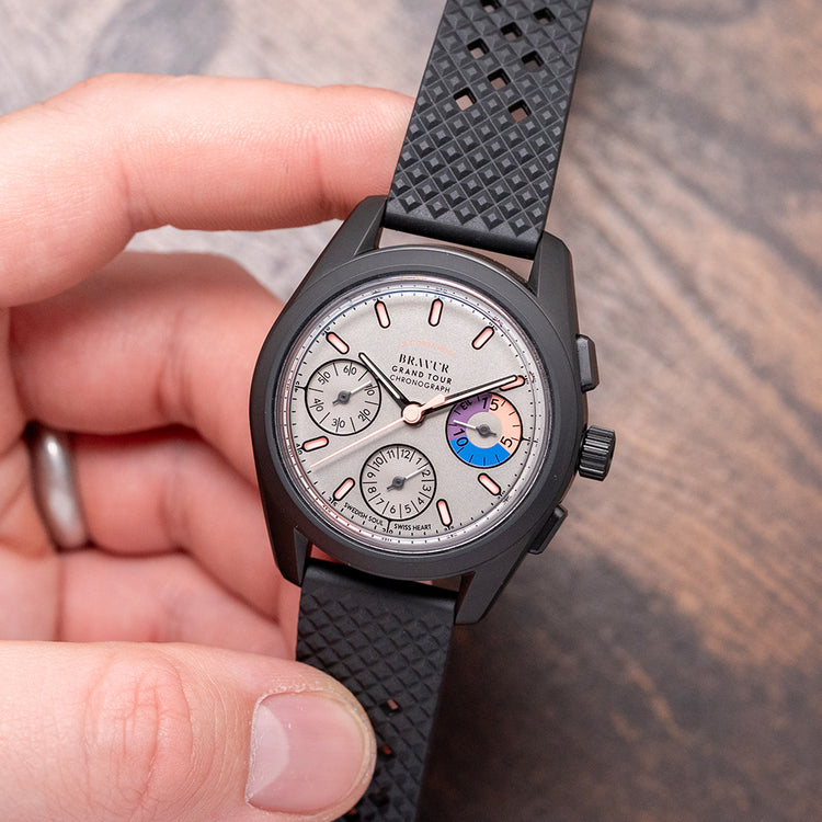2024 Bravur Grand Tour III Black PVD Chronograph 38mm