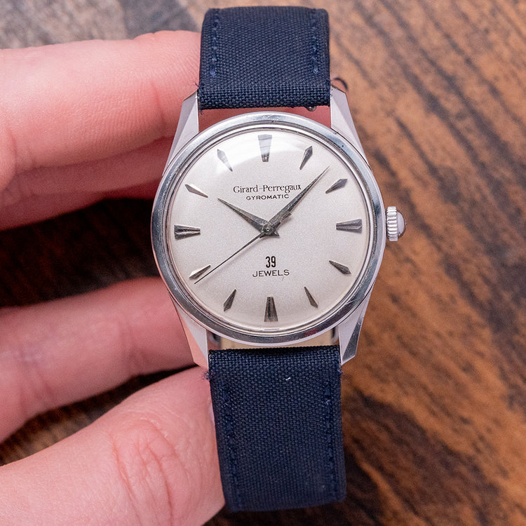 1960s Girard-Perregaux Gyromatic 39 Jewels Automatic 33.5mm