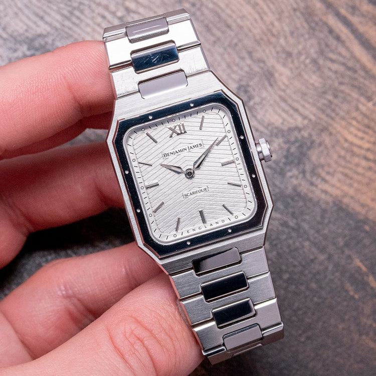2024 Benjamin James Scarifour Classic Silver Quartz 31mmx40mm