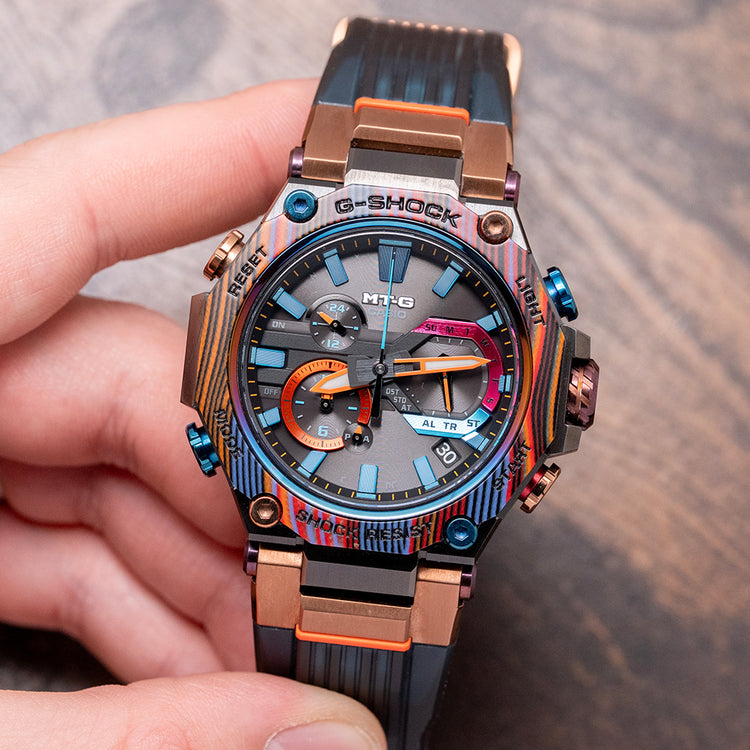 2021 Casio G-Shock 'Rainbow Mountain' Solar MTG-B2000XMG-1AER