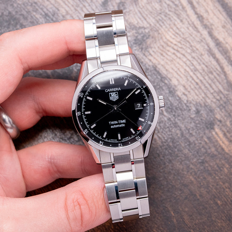 2013 TAG Heuer Carrera Twin-Time Auto 39mm WV2115