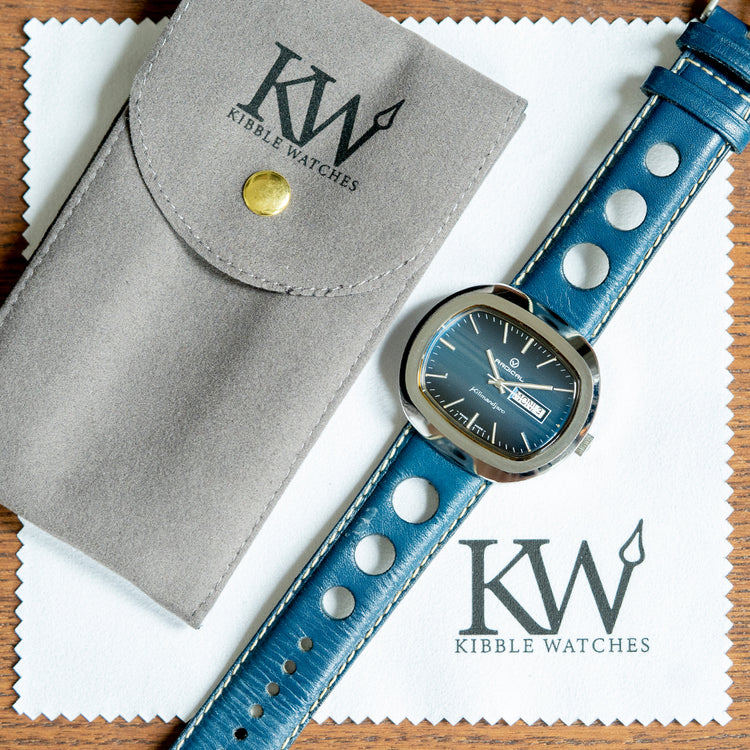 1970s Near New Old Stock Radical Kilimandjaro Blue Day/Date