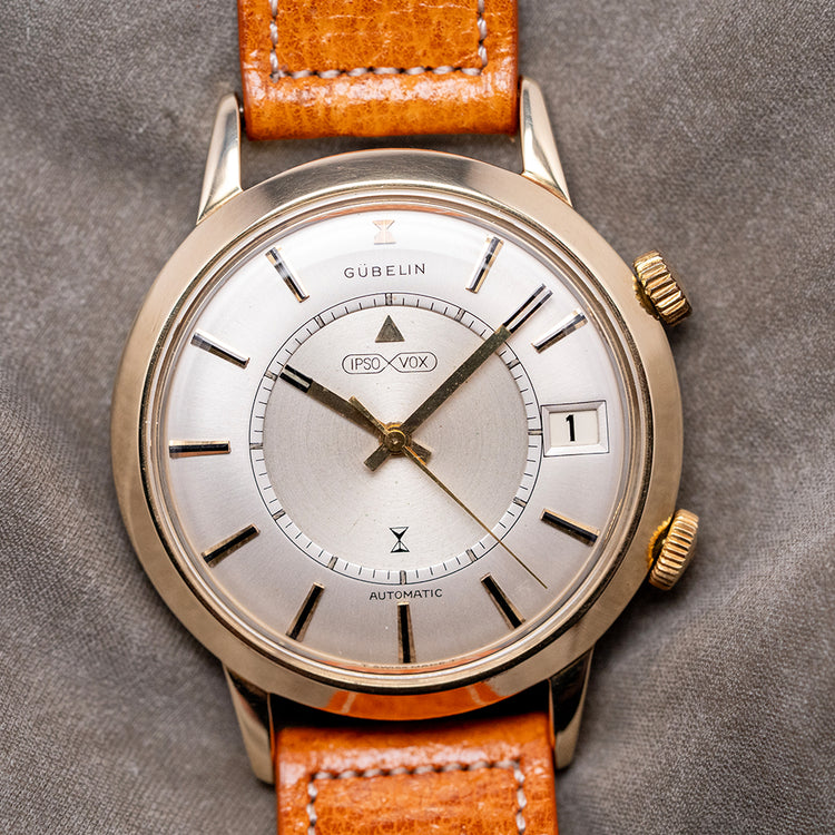 1960s Gübelin 'Ipso-Vox' Alarm By Jaeger-LeCoultre 36.5mm 855