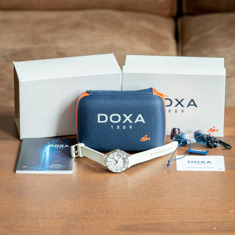 2021 Doxa Sub 200 White Pearl 42mm 799.10.011.23