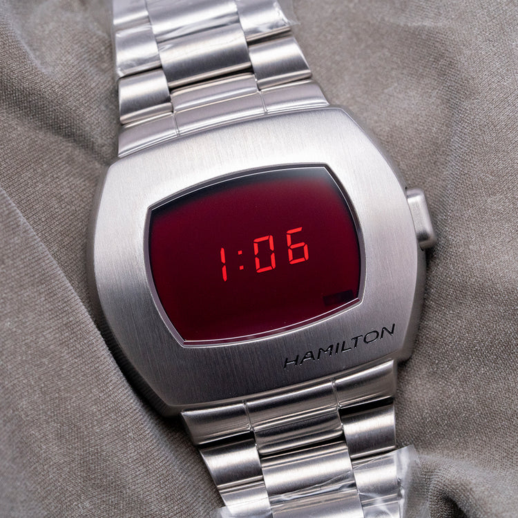 2022 Hamilton American Classic PSR Digital Quartz 'Red' H52414130