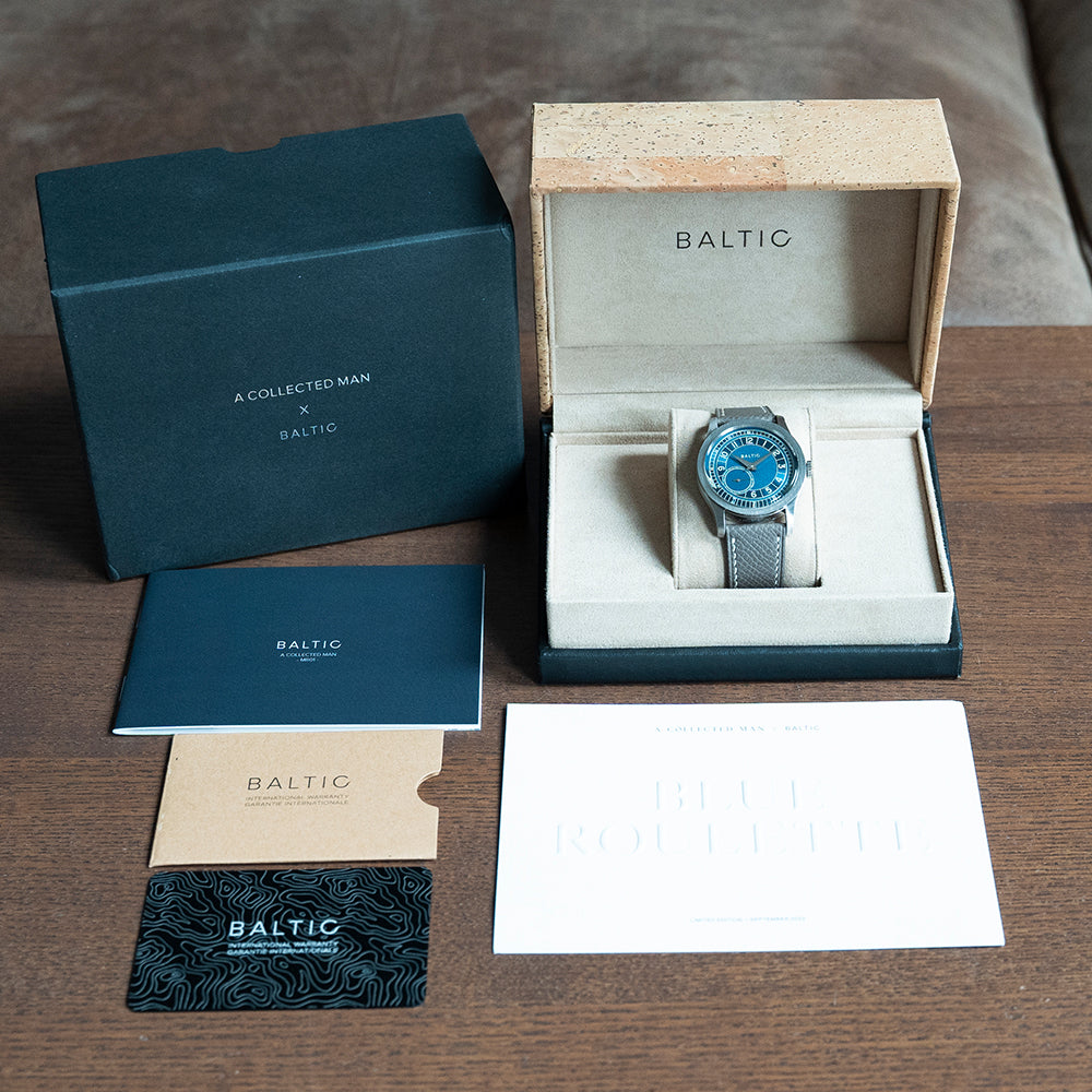Baltic X A Collected Man MR01 Blue Roulette Limited to 300