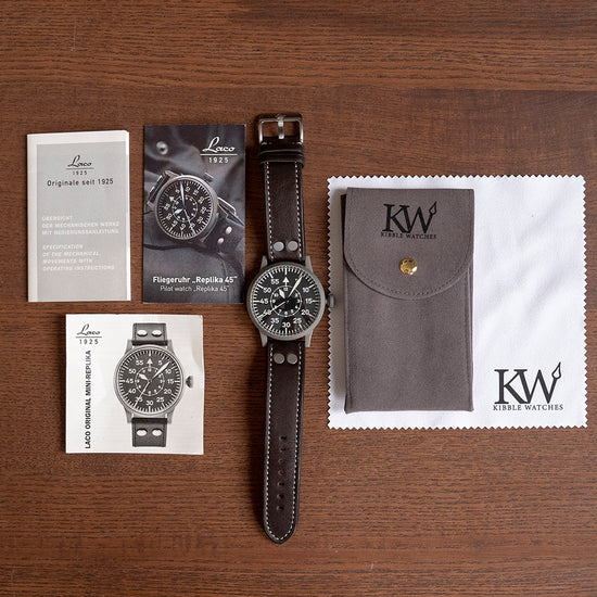2020 Laco Pilot Watch Original Replika 45 45mm 861951