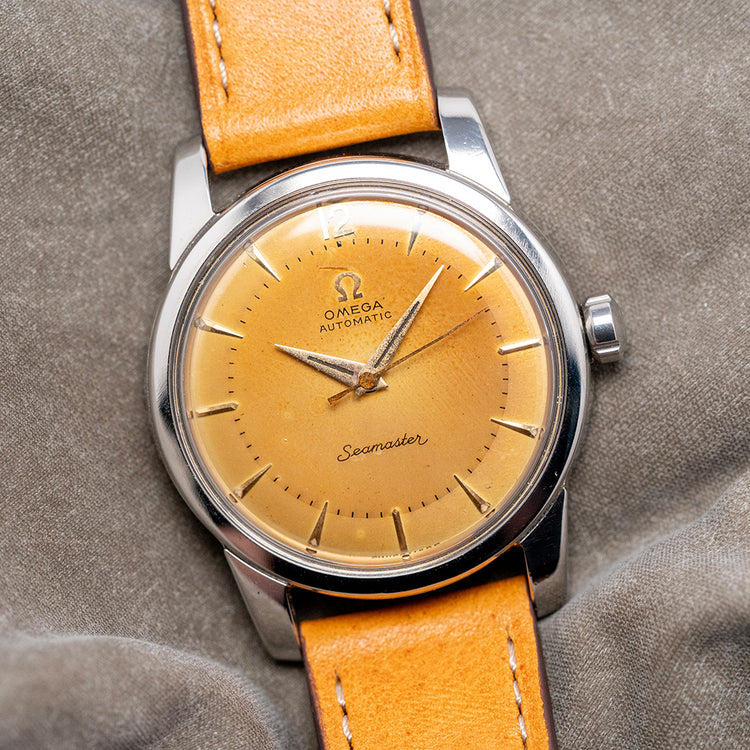 1956 Omega Seamaster Automatic 34mm Patina Dial 2846