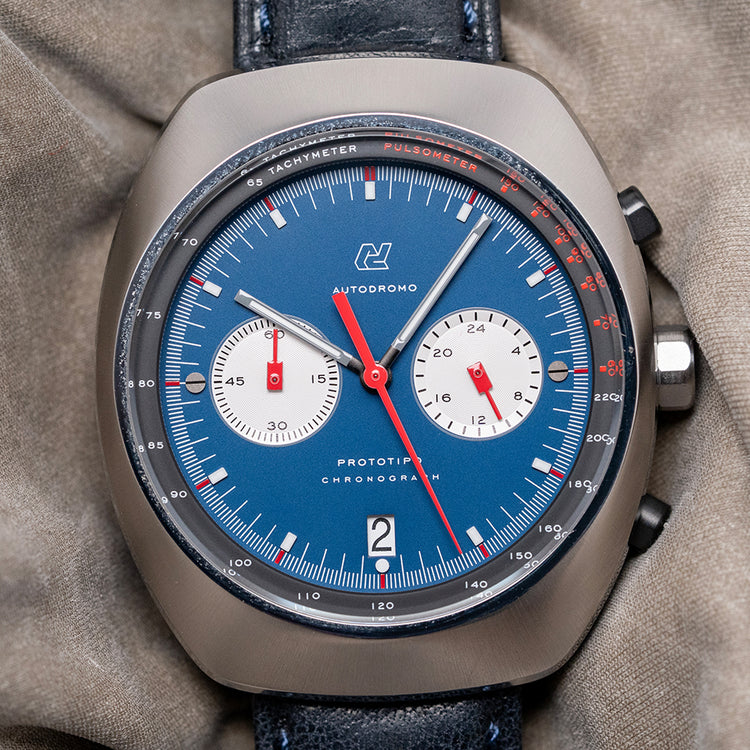 2024 Autodromo Prototipo Chronograph Blue 42mm