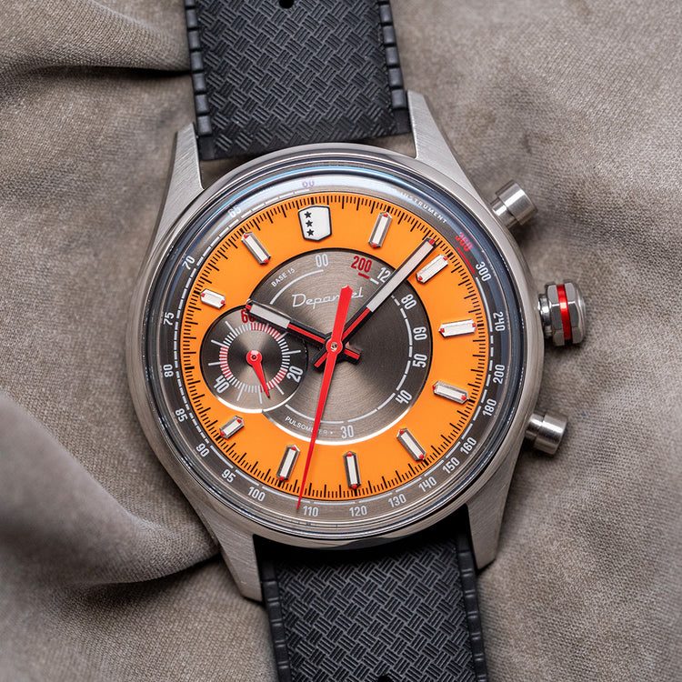 2026 Depancel Allure Mono Eye Chronograph Orange Dial 39mm