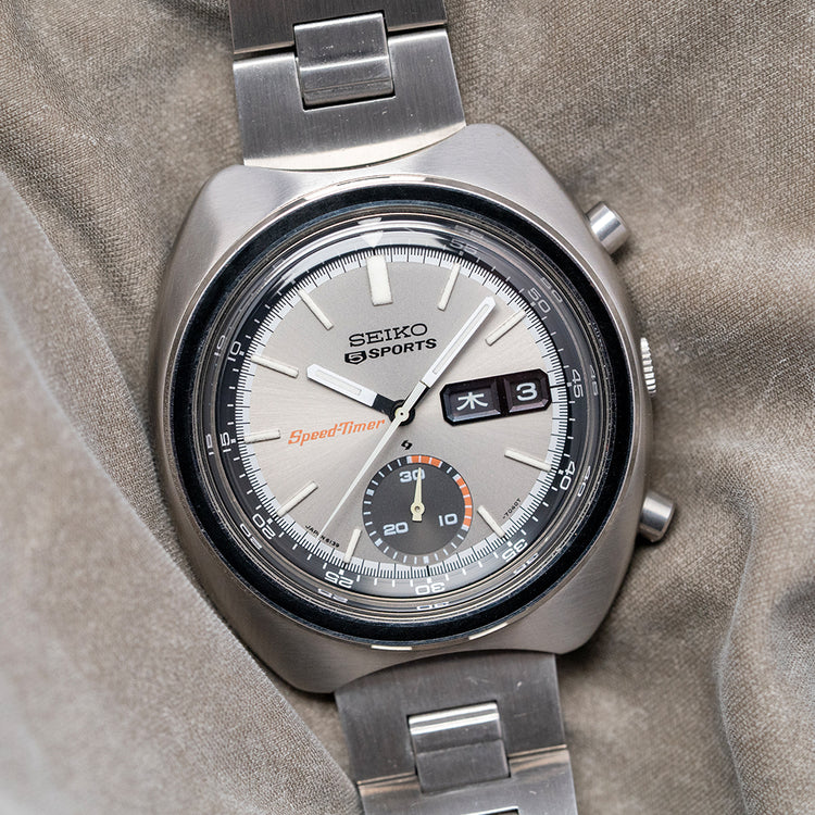 1971 Seiko 5 Sports SpeedTimer Chronograph 41mm 6139-7020