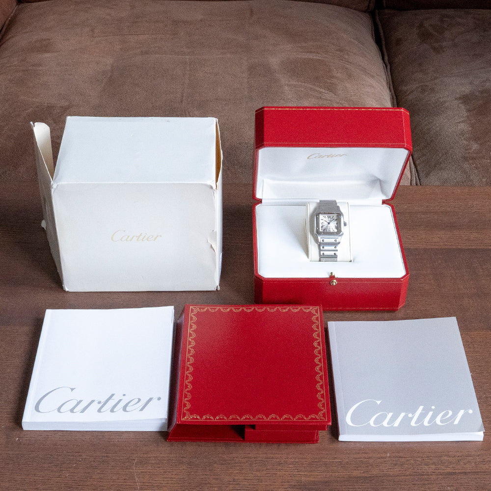 2004 Cartier Santos Galbee Automatic 2319 Box & Papers