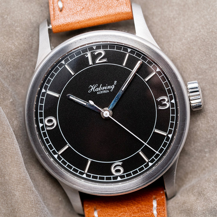 2014 Habring² Jumping Second Pilot Black Manual A09MS 42mm