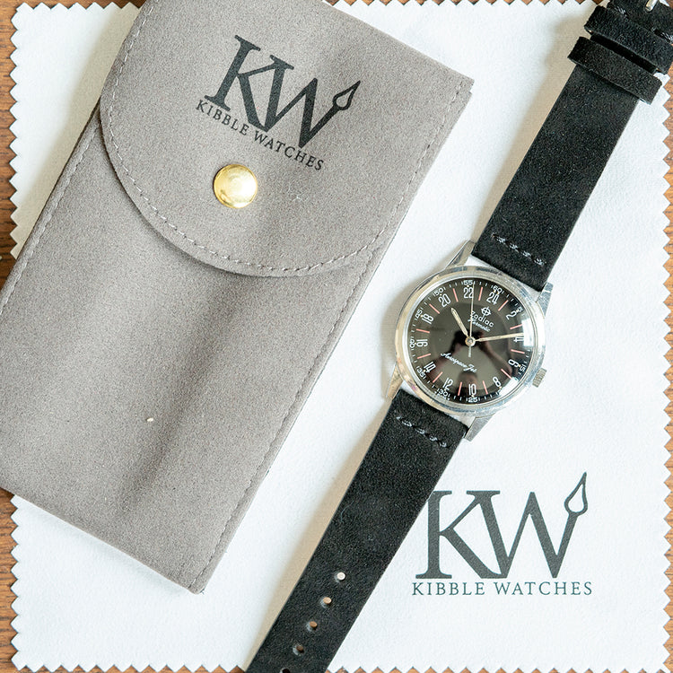 1970s Zodiac Hermetic Aerospace Jet 24 Hour 34mm