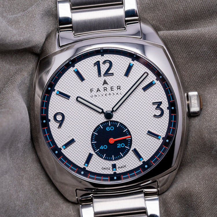 2022 Farer Stanhope II Cushion Case on Bracelet 38.5mm