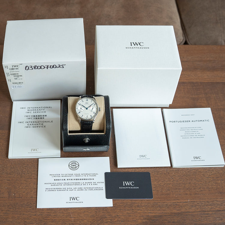 2020 IWC Portugieser Automatic 7 Days White 42mm IW500705