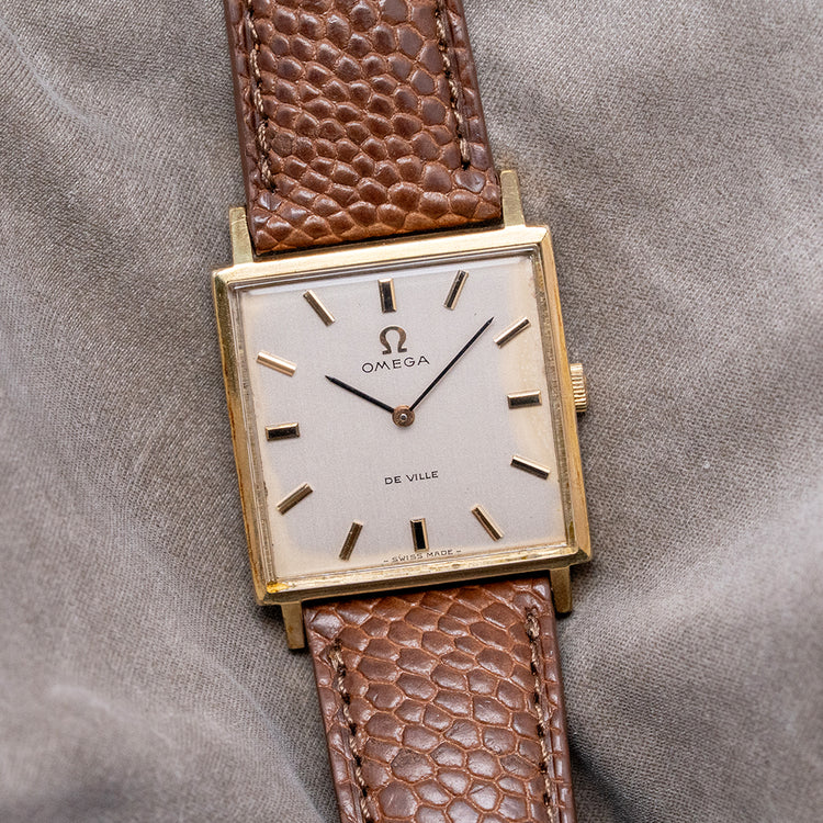 1968 Omega De Ville Square Gold Plated 26mm 111.071