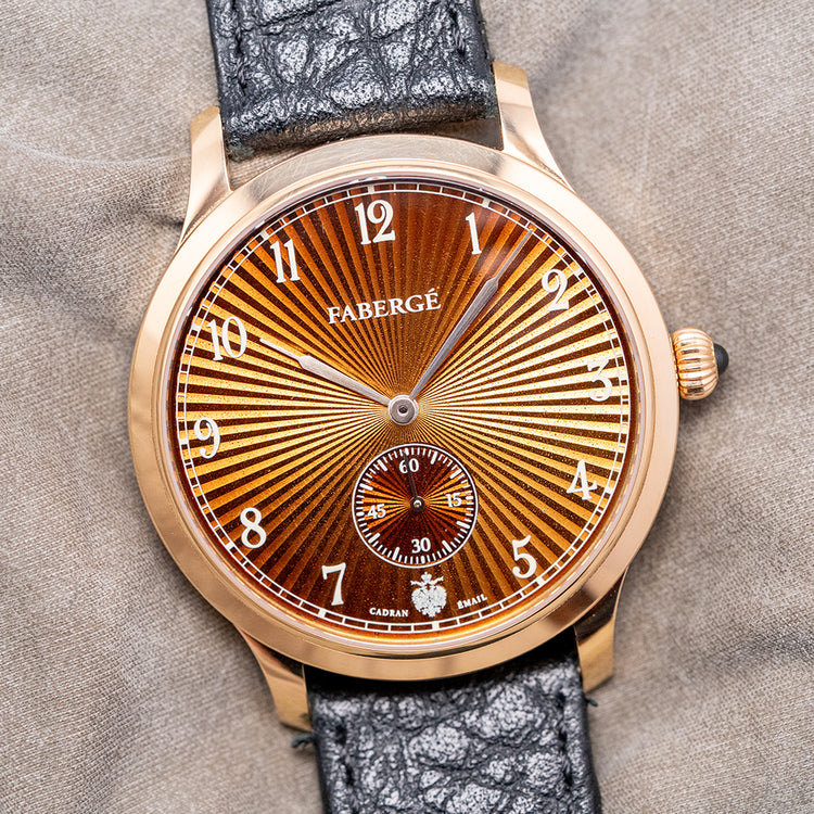 2011 Fabergé Agathon Small Seconds 18ct Rose Gold 40mm