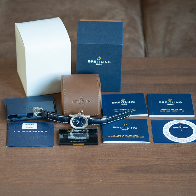 Unworn 2020 Breitling Navitimer Automatic 41 Blue A17326211C1P3