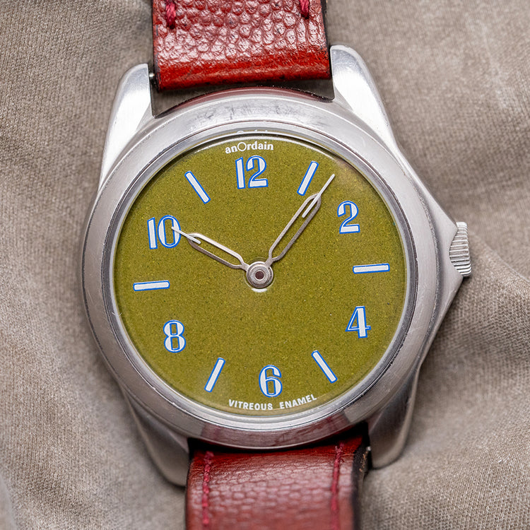 2020 AnOrdain Model 2 36mm Moss Green Manually Wound
