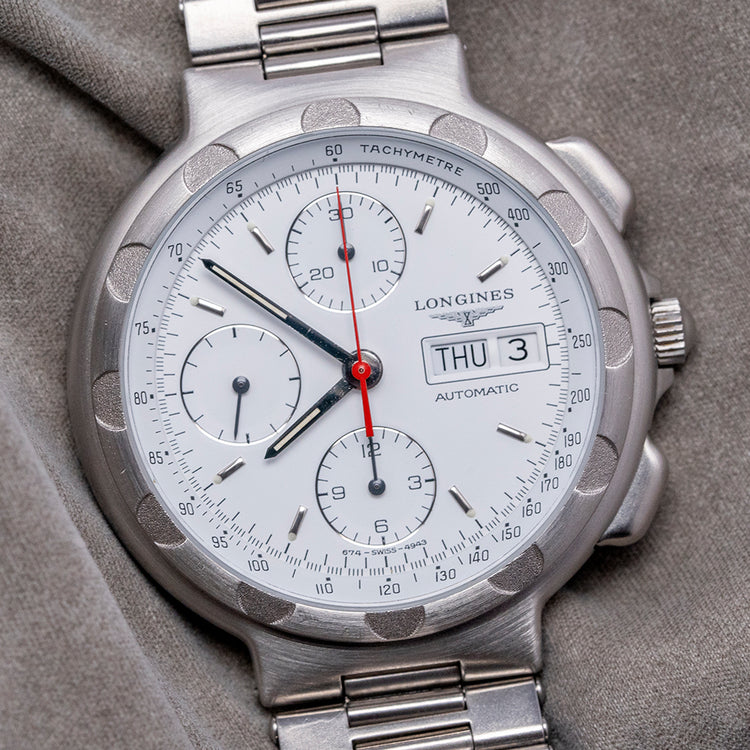 1987 Longines Conquest Chronograph Automatic 40mm 674.4943
