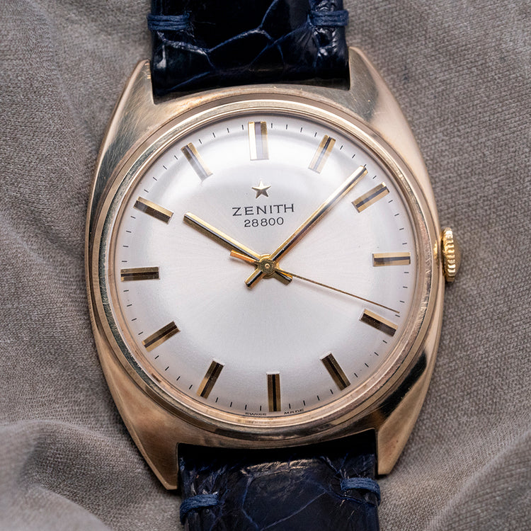 1973 Zenith 28,800 9ct Gold 33mm Presentation Watch