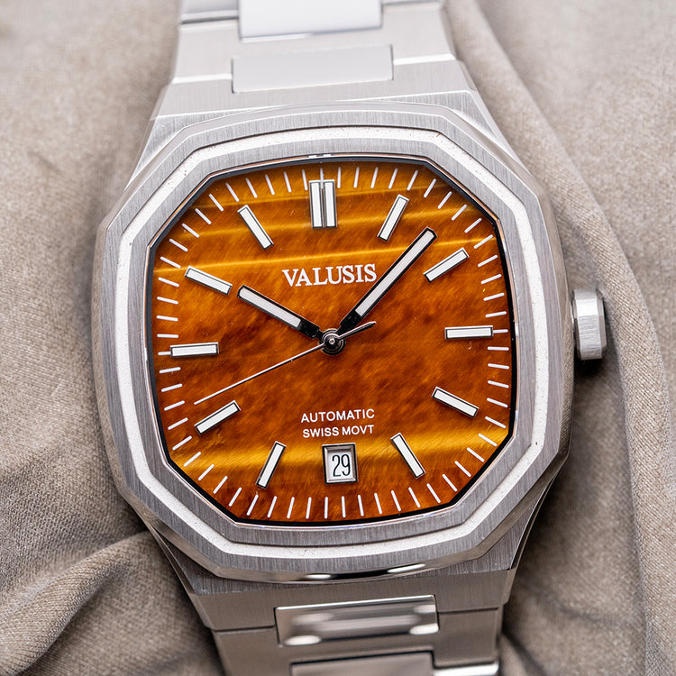 2026 Valusis Volt Tiger Eye Automatic 40mm on Bracelet