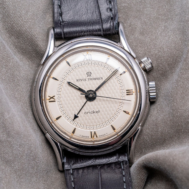 2001 Revue Thommen Cricket Alarm 35mm Box & Papers