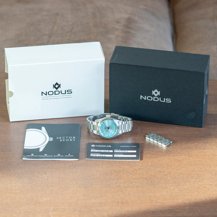 2021 Nodus Sector Sport Glacial Blue 38mm Automatic
