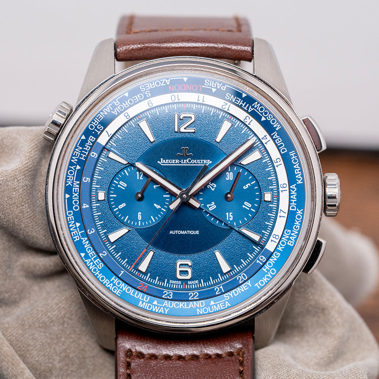 2023 Jaeger-LeCoultre Polaris Chronograph Worldtime Blue 44mm