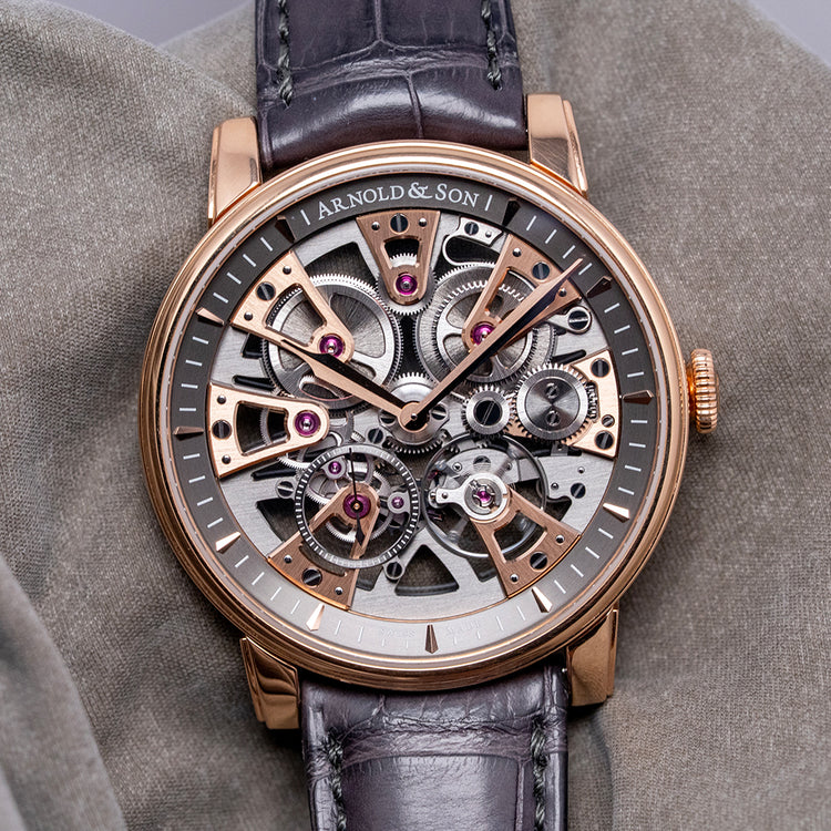 2024 Arnold & Son Nebula 41.5 18ct Red Gold Limited Edition