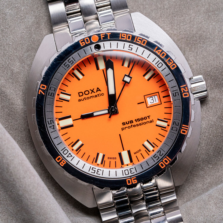 2024 Doxa SUB 1500T Professional Orange 45mm