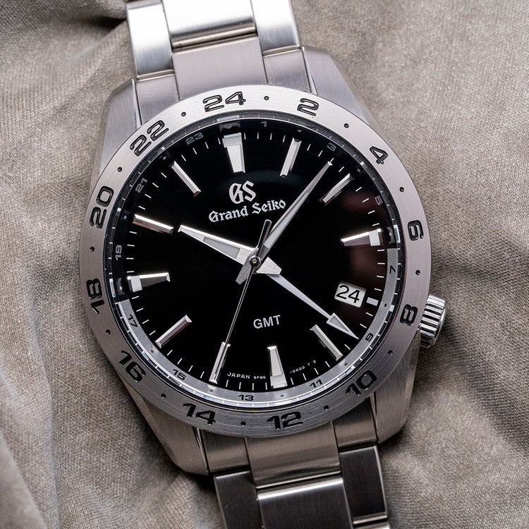 2024 Grand Seiko GMT Quartz 9F Black 39mm SBGN027G