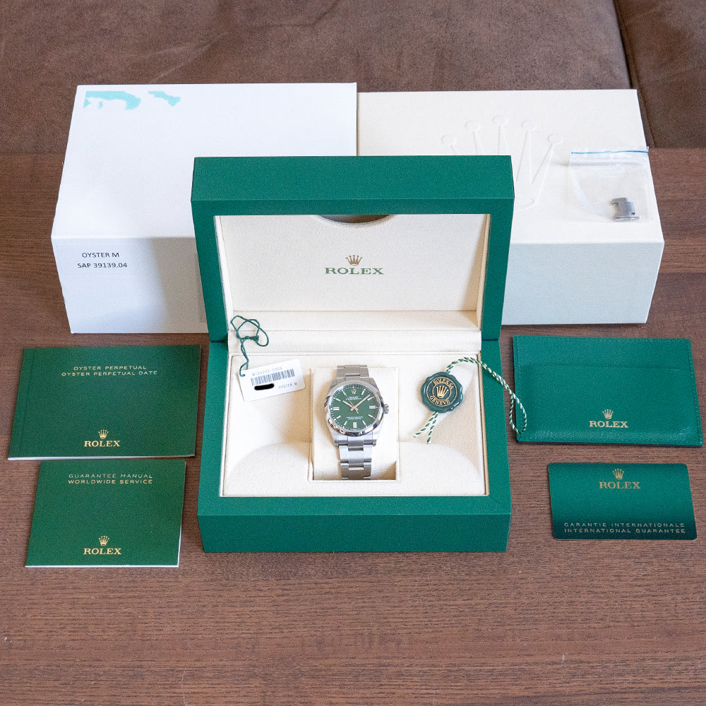 2020 Rolex Oyster Perpetual 36mm Green Dial 126000