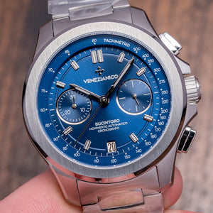 Unworn 2023 Venezianico Bucintoro 41mm Blue Chrono