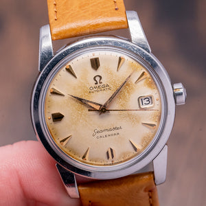 1959 Omega Seamaster Calendar 34mm 'Crème Brûlée' 2849