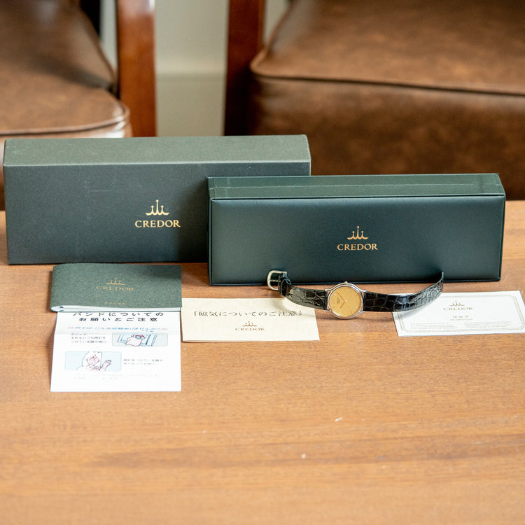 2008 Credor Seiko Signo Ultra-Thin Quartz 32mm GCAR051