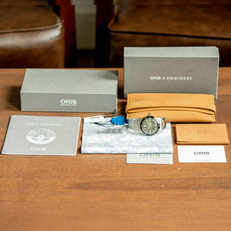 2021 Oris X Hodinkee Calibre 400 Limited Edition 01 400 7774 4087