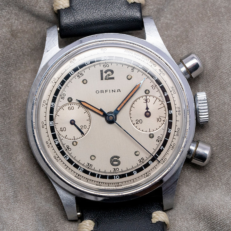 1950s Orfina Chronograph Oversized Pushers 36mm Venus 175