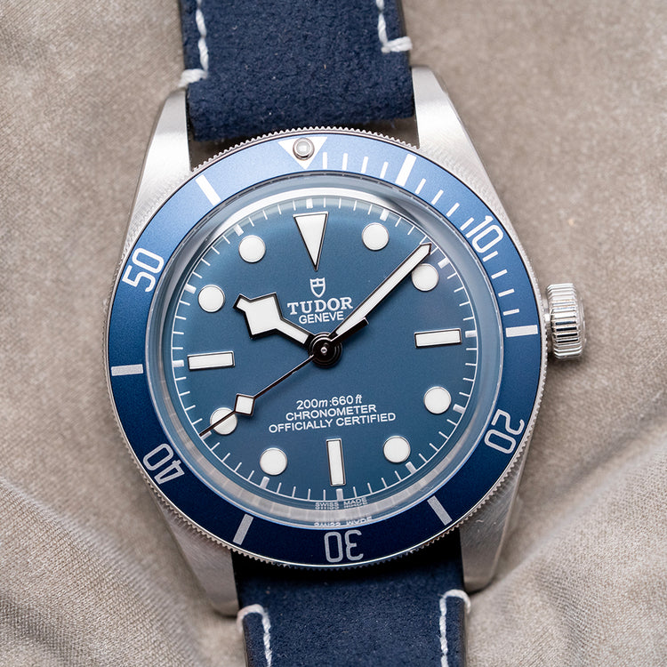 2026 Stickered Tudor Black Bay 58 Blue on Strap 39mm 79030B