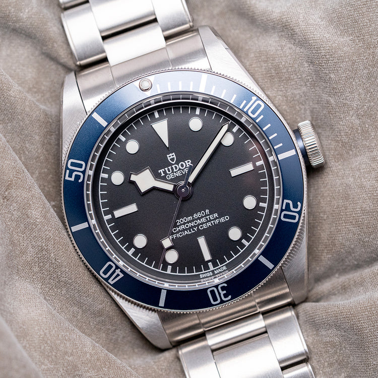 2020 Tudor Heritage Black Bay Blue Bezel 41mm Stickered 79230B