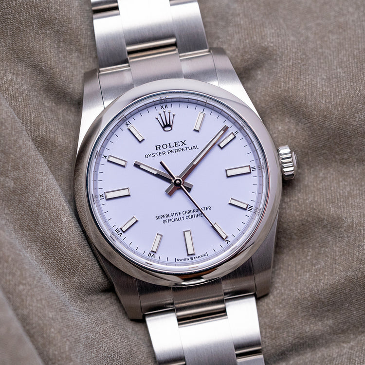 2025 Rolex Oyster Perpetual 34mm 'Lavender' Dial 124200