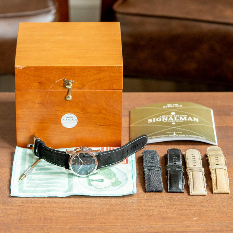 2015 Schofield Signalman GMT & Power Reserve Polished