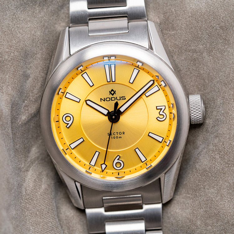 2023 Nodus Sector Sport Yellow Sunburst Dial Automatic 38mm