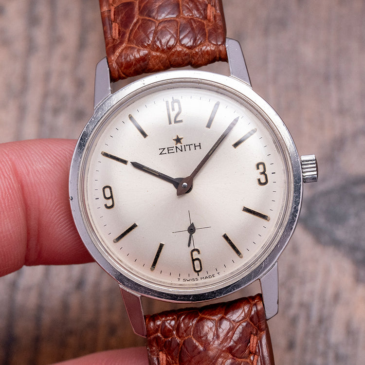 1965 Zenith Manually Wound "Explorer Dial" 33.5mm