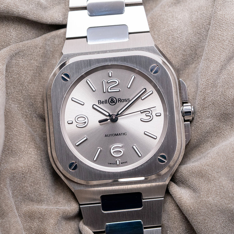 2026 Bell & Ross BR 05 Grey Dial Automatic on Bracelet 36mm