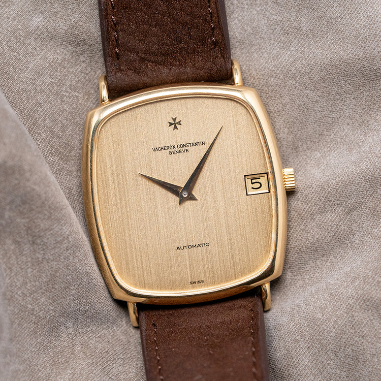 1970s Vacheron Constantin Automatic 18ct Gold "Tank"
