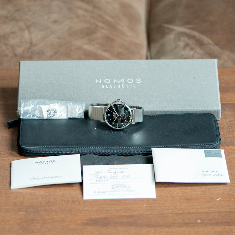 2020 Nomos Tangente Sport Neomatik 42 Date Marine Black