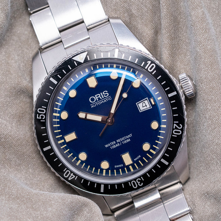 2016 Oris Diver 65 Navy Blue Automatic 42mm on Bracelet